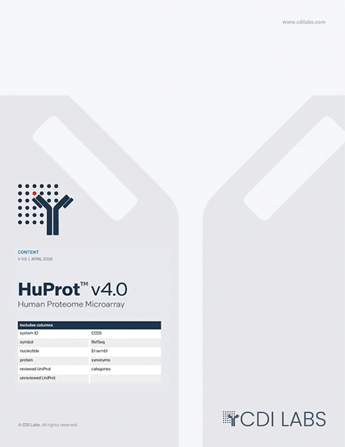 HuProt v4.0 Full Content with Sequences