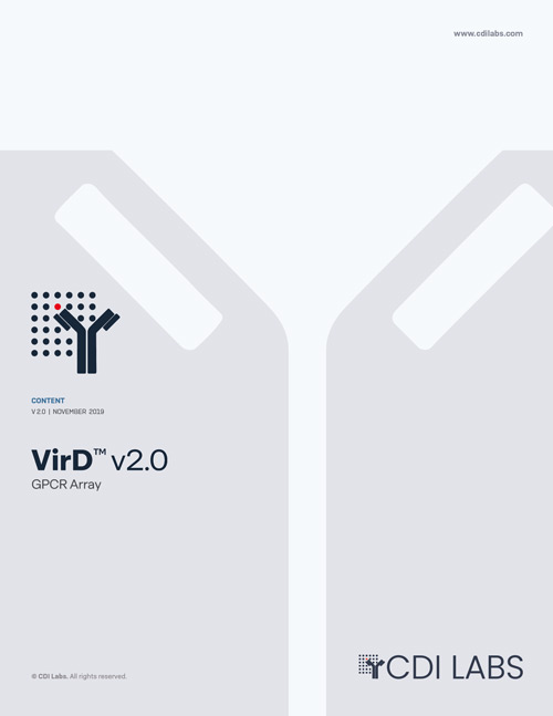 VirD v2.0 GPCR Array Content List