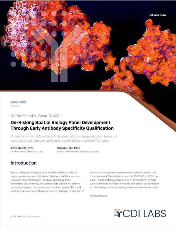 De-Risking Spatial Biology Panel Development Through Early Antibody Specificity Qualification
