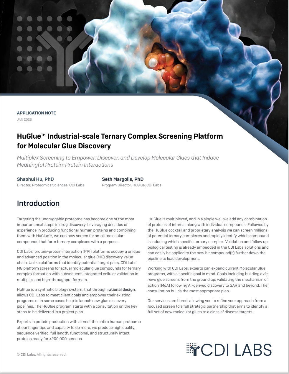 HuGlue Industry-scale Ternary Complex Screening Platform for Molecular Glue Discovery